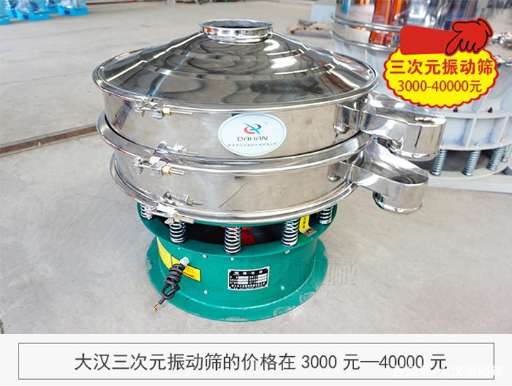 三次元振动筛价格